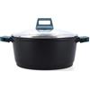 Quid Comfort Casseruola in alluminio pressofuso 28 cm - 6,6 l alluminio adatto vetroceramica adatto induzione 2 strati antiaderenti