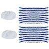 Polti PAEU0357 Kit 2 Panni e 2 Cuffie in Spugna, Compatibili con Polti Vaporetto 3 Clean