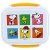 Puckator Porta Pranzo Bento con Posate e Chiusura a Clip - Snoopy & Woodstock - Peanuts