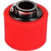 WOOSTAR 35mm Spugna Filtro Aria Dritto Tubo Sostituzione per 4 Tempi 50cc 70cc 90cc 110cc 125cc Dirt Pit Bike ATV Quad Go Kart Scooter Rosso