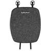 HIIAW Kit Coprisedile PU Per Fiat Per 500e Per 500c Per 500s Per 500 Coprisedile In Lino E Cotone Traspirante Comodo Cuscino Per Sedile Auto(Style 1)