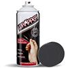 4R Quattroerre.it 16450 Wrapper Spray Nero Metallizzato | Vernice Removibile per Carrozzeria | Pellicola Spray Protettiva UV e Anti-Graffio | Wrapping Liquido Made in Italy
