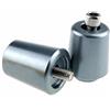 EUQIXMR Tappo manubrio moto Per Kymco Per Xciting 250 300 500 400 Per Downtown 125 200 300 350 Moto Manubrio Manopole Cap End Maniglia Tappi(Titanio)