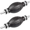 LYTIVAGEN 2 Pezzi Pompa Manuale per Carburante Gasolio Pompetta Lampadina Pompa per Aspirare Liquidi Gasilio Benzina(8MM)