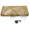 HHRDYY Parabrezza, Pannelli Laterali Per BMW R1200GS Adventure R1200 GS R 1200 ADV 2004-2013, Deflettori Antivento Parabrezza Paravento(CHIARO)