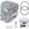 LENMISO Cilindro da 51 mm con kit pistone compatibile con taglierina Husqvarna K760 II K760 Active II K770 Sostituire 581476102 581476103
