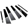 Wivplex Montanti for pilastri neri in fibra di carbonio Finiture for porte e finestre Kit di copertura adesivi Auto Styling, for BMW, Serie 3 F30/F31/F34/F35 2012-2018 Pilastri per porte e finestre(BL