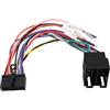 Be In Your Mind 1 adattatore per cablaggio da 20 pin a ISO 20P ISO adattatore stereo di ricambio compatibile con schermo DIN autoradio adattatori connettore cablaggio 21,5 cm