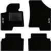 QUEMAR Tappetini Auto compatibili con Hyundai ix35 2009-2015 / Kit Tappeti in Moquette e Gomma su Misura (Set 2 Anteriori + 2 Posteriori) / Ricami e Colori Personalizzati (2 Ricami, Bordo Antracite)