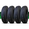 ZXCLTR 4PCS 135/70R12 65S Tecnologia Run Flat Antiforatura, Pressione Max 300 KPA, Carico 290kg/Pneumatico, Set da 12 Pollici