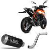 MIVV scarico e dekat completo mk3 carbonio compatibile con ktm 125 duke 2017 2018 2019 2020