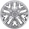 NRM The Best Silver - Copricerchi da 15, per cerchioni in acciaio, set da 4 pezzi, colore: Argento