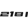 ontto Adesivo in ABS per auto, con lettere e bagagliaio, adatto per BMW Serie 2 F22 F23 F46 F45 216i 218i 220i 225i 228i 230i 235i 240i logo lettere numeri lettere adesivi accessori nero opaco