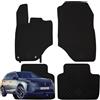 W-Parts SERIE 4 TAPPETI - TAPPETINI IN GOMMA 3D TPE NERI PER PEUGEOT 5008 dal 2024 in poi - Nvon per versione Elettrica