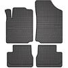FROGUM El Toro Set di tappetini in gomma per Citroën C2 2003-2009/C3 I 2002-2009 | Materiale resistente | Bordo protettivo di 1-5, cm