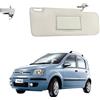 RAEM RICAMBI AUTO Set Pantina Parasole + Gancio DX Destro Adatto per PANDA 169 dal 2003 in poi - Pantina Lato Passeggero - Compatibile, Non Originale