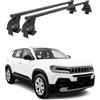 OMAC Barre Portatutto Trasversali Acciaio per Jeep Avenger 2023-2026 - Bloccabile - Testato City Crash - DIN 75302
