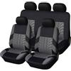 GYHRLG Coprisedili Auto Set per Dacia Duster (HM) 2017 2018 2019 2020 2021 2022 2023 2024 2025, Confortevole Traspirante Protezione per Sedili Completo Set Completo di Coprisedili Interno,B