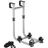 Wiltec Portabici camper per 2 biciclette, portabiciclette da montare alla scaletta, portata fino a 30 kg, in alluminio robusto, universale