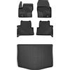 FROGUM Esclusivi Tappetini auto in gomma e vasca baule bagagliaio su misura per Ford C-Max II 2010-2019 | Bordo alto| Robusto e durevole