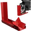 Vigevee Supporto di montaggio per moto, 1 bilanciere per moto, supporto di carico regolabile, per rimorchio, ruota anteriore, supporto per il trasporto