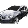 J&J AUTOMOTIVE HEKO Deflettori per Volkswagen Touran 2 dal 2015, 4 pezzi | 4 deflettori HEKO per Volkswagen Touran 2, PMMA 3 mm, fumé, canale del finestrino.