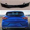 NINQ Auto Spoiler Posteriori per Renault Clio 5 RS 2019-2020, ABS Performance Tuning Lip Ala Spoiler Styling Modifica Decorazione Accessori