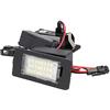 CARALL Kit Luci Targa Led Q5 A4 4D/5D S5 A5 TT Dopo 2008 24 Smd Bianco