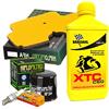 KIT TAGLIANDO BARDAHL XTC C60 10W40 FILTRO OLIO ARIA CANDELE PER KAWASAKI ER-6N 2006