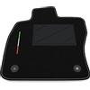 Somer Car Tappetino Auto SOLO LATO GUIDA 1pz compatibile con Skoda Octavia 4 2020-2024 | 1 tappeto su misura in moquette, bandiera Italia
