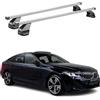 OMAC Barre Portatutto Trasversali Acciaio per BMW 6er Gran Turismo G32 2017-2023 - Bloccabile - Testato City Crash - DIN 75302