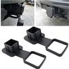 zipelo 2 coperture per gancio di traino, in gomma resistente, protezione per tubo ricevitore quadrato, adatta per la maggior parte delle auto, accessori esterni universali per auto (3,2 cm)