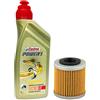 Motocar Kit Olio Castrol 15W50 Filtro Olio Originale Piaggio Beverly Sport Touring 350 2011/2014