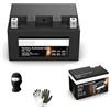 MOTO SPORT MONDO COMPATIBILE CON KAWASAKI Z H2 1000 dal 2020 al 2023 BATTERIA YTZ10S AGM FA1140 CARICA E PRONTA PER IL SUO UTILIZZO BATTERIE ATTIVE 8,6 AH 12 VOLT 150X88X93MM 150A