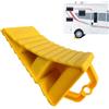 Xasbseulk Cunei per Ruote, Confezione da 2 Cunei per rimorchi, Tappi per Pneumatici per Veicoli, Cunei con Maniglie, Cunei per roulotte, Cunei in Gomma, per roulotte, Camper, Auto, Moto, Box per