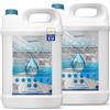GiDeli Acqua demineralizzata 2 x 5 l acqua distillata per ferro da stiro, batterie, refrigeratore, umidificatore, acquario e laboratorio acqua senza calcare, inodore, trasparente