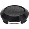 TUCKBOLD Tappo Coprimozzo Nero 1 Pezzo Inserimento Rapido In Metallo 64mm | Plastica E Fibra Di Carbonio, ID 60mm, H 6mm, Universale Per Auto, Facile Installazione, Migliora Stile
