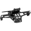 DATOUJLS Supporto Universale Per Targa Angolare Per Motocicletta Per Keeway RKF 125 150 RKF 125 RKF 150 RKF 125cc RKF 150cc Portatarga per moto(Nero)