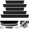 yaohaishao 5 Pezzi Battitacco per Auto per Ford Transit/Tourneo Custom 2023-2024 2025, Battitacco Adesivi Soglie Porte Protezioni per Davanzali per Porte Automobile in Fibra di Carbonio Nero