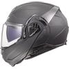 LS2, Casco Moto Modulare ADVANT II SOLID Concrete, XL