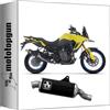MOTOTOPGUN arrow scarico omologato indy-race alluminio nero fondello inox compatibile con suzuki v-strom 800 de 2025 2026 mototopgun 72642aon*