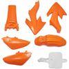 STI Carenatura Pit Bike Carena Plastiche Pitbike Moto CRF 50 Arancio