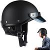 XIAOXIAOYU Halmetto di motocicletta, casco per moto a faccia aperta | Casco per moto da donna - Cappuccetto a faccia aperta traspirante leggero per Scooter Racing Street Motocross Cruiser