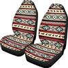 JoyLamoria Coprisedili per auto, cuscino per sedile auto, installazione facile, 2 pezzi, accessori interni per sedile anteriore, stile azteco sud-occidentale con cavallo