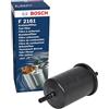 Bosch Filtro benzina F2161 - Separa le particelle dal carburante, protegge il sistema di iniezione
