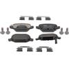 FERODO Kit pastiglie freni Posteriore con segnalatore acustico usura con accessori FDB4464 Compatibilità con FIAT Panda Hatchback 312, 319