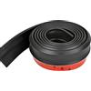 Simoni Racing UB/B Lip Splitter Universale, Protezione Paraurti per Auto Universale, Body Spoiler Gonna Paraurti in Gomma, Paraurti anteriore auto, Nero