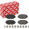 FEBI BILSTEIN Kit pastiglie freno, Freno a disco 180631 Vorderachse | Compatibile con: AUDI A3 Allstreet, A3 Sportback, SEAT LEON, LEON Sportstourer, SKODA OCTAVIA IV, OCTAVIA IV Combi