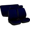 Lupex Shop Utilitaria_Bs Coprisedili Universali Per Auto Medio Piccole, Blu Scuro, Set Fodere Sedili Utilitaria Anteriori e Posteriori, in Poliestere, prodotto Made in Italy