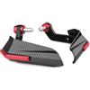 TXDBD Protezioni Paramani Per Moto Per Kawasaki Per Z1000 Per Z900 Per Z650 Per Z400 Per ZX6R Per Z800 Per Z750 Copri Leva Freno Frizione Manubrio Parabrezza(ROSSO)